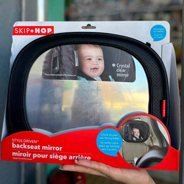 Skip hop style driven backseat fashion mirror